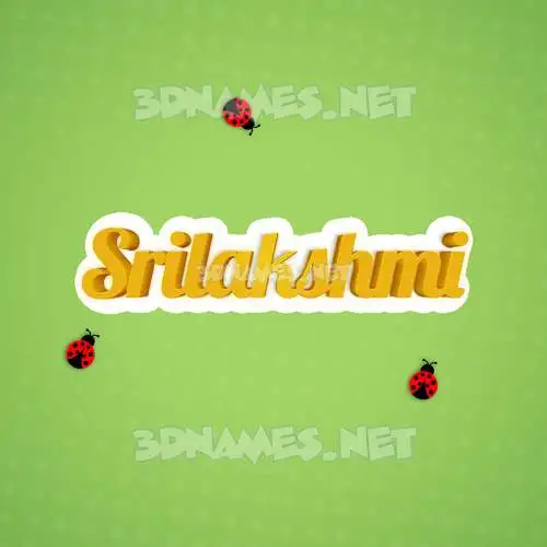 srilakshmi in Ladybugs style - 3D name wallpaper srilakshmi in Ladybugs style - 3D name wallpaper