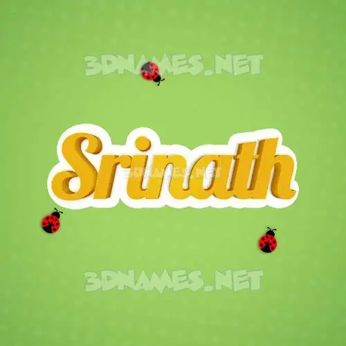 srinath in Ladybugs style - 3D name wallpaper srinath in Ladybugs style - 3D name wallpaper