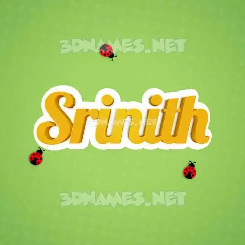 srinith in Ladybugs style - 3D name wallpaper srinith in Ladybugs style - 3D name wallpaper
