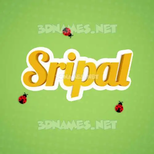 sripal in Ladybugs style - 3D name wallpaper sripal in Ladybugs style - 3D name wallpaper