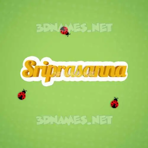 sriprasanna in Ladybugs style - 3D name wallpaper sriprasanna in Ladybugs style - 3D name wallpaper