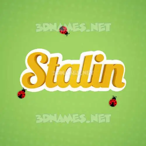 stalin in Ladybugs style - 3D name wallpaper stalin in Ladybugs style - 3D name wallpaper