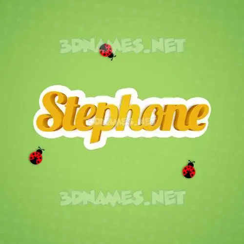 stephone in Ladybugs style - 3D name wallpaper stephone in Ladybugs style - 3D name wallpaper