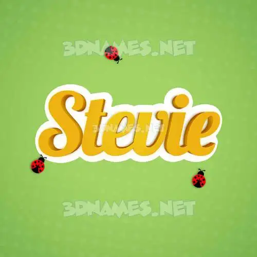 stevie in Ladybugs style - 3D name wallpaper stevie in Ladybugs style - 3D name wallpaper