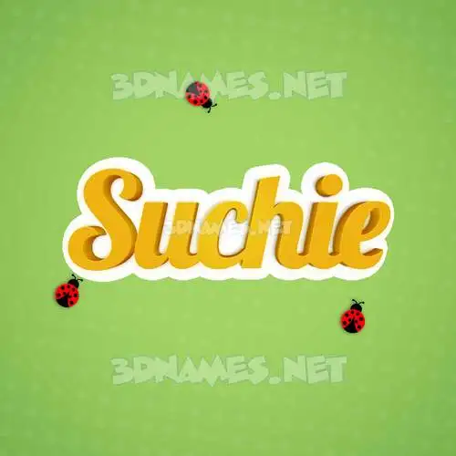 suchie in Ladybugs style - 3D name wallpaper suchie in Ladybugs style - 3D name wallpaper