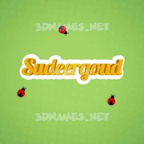 sudeergoud in Ladybugs style - 3D name wallpaper sudeergoud in Ladybugs style - 3D name wallpaper