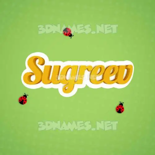 sugreev in Ladybugs style - 3D name wallpaper sugreev in Ladybugs style - 3D name wallpaper