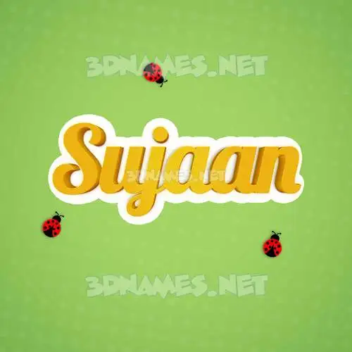 sujaan in Ladybugs style - 3D name wallpaper sujaan in Ladybugs style - 3D name wallpaper