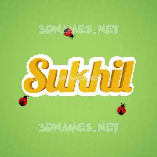 sukhil in Ladybugs style - 3D name wallpaper sukhil in Ladybugs style - 3D name wallpaper