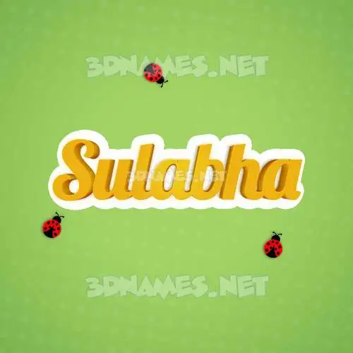 sulabha in Ladybugs style - 3D name wallpaper sulabha in Ladybugs style - 3D name wallpaper