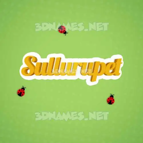 sullurupet in Ladybugs style - 3D name wallpaper sullurupet in Ladybugs style - 3D name wallpaper