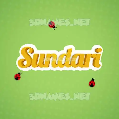 sundari in Ladybugs style - 3D name wallpaper sundari in Ladybugs style - 3D name wallpaper