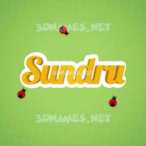 sundru in Ladybugs style - 3D name wallpaper sundru in Ladybugs style - 3D name wallpaper