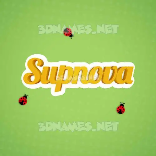 supnova in Ladybugs style - 3D name wallpaper supnova in Ladybugs style - 3D name wallpaper