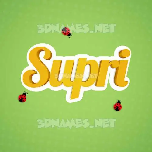supri in Ladybugs style - 3D name wallpaper supri in Ladybugs style - 3D name wallpaper