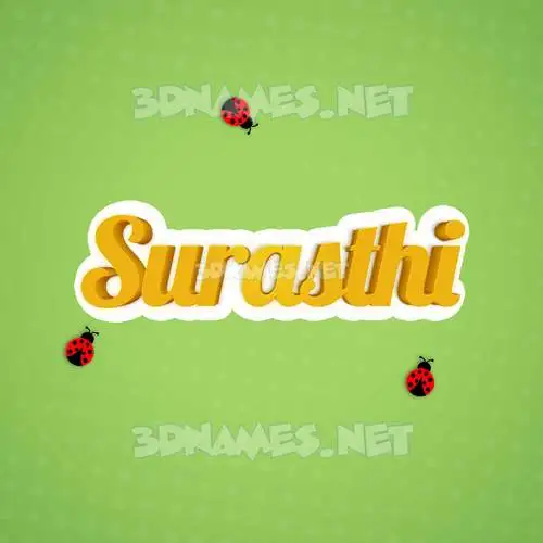 surasthi in Ladybugs style - 3D name wallpaper surasthi in Ladybugs style - 3D name wallpaper