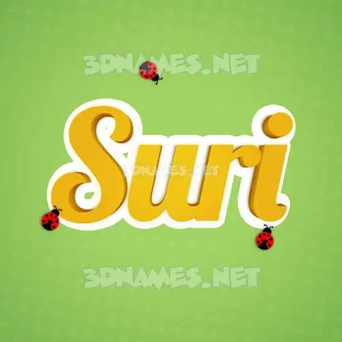 suri in Ladybugs style - 3D name wallpaper suri in Ladybugs style - 3D name wallpaper