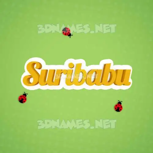 suribabu in Ladybugs style - 3D name wallpaper suribabu in Ladybugs style - 3D name wallpaper