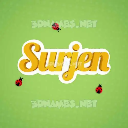 surjen in Ladybugs style - 3D name wallpaper surjen in Ladybugs style - 3D name wallpaper