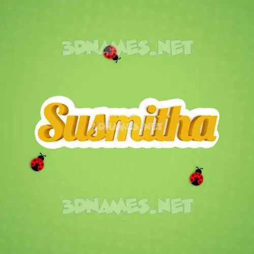 susmitha in Ladybugs style - 3D name wallpaper susmitha in Ladybugs style - 3D name wallpaper
