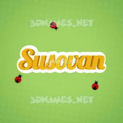 susovan in Ladybugs style - 3D name wallpaper susovan in Ladybugs style - 3D name wallpaper