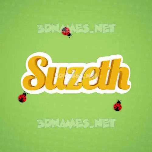 suzeth in Ladybugs style - 3D name wallpaper suzeth in Ladybugs style - 3D name wallpaper