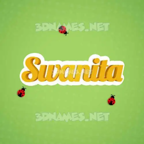 swanita in Ladybugs style - 3D name wallpaper swanita in Ladybugs style - 3D name wallpaper