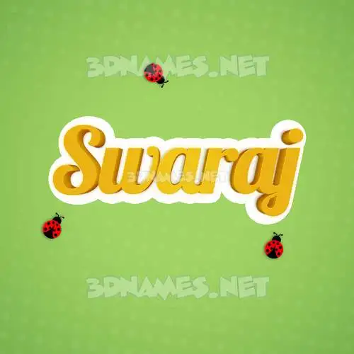 swaraj in Ladybugs style - 3D name wallpaper swaraj in Ladybugs style - 3D name wallpaper