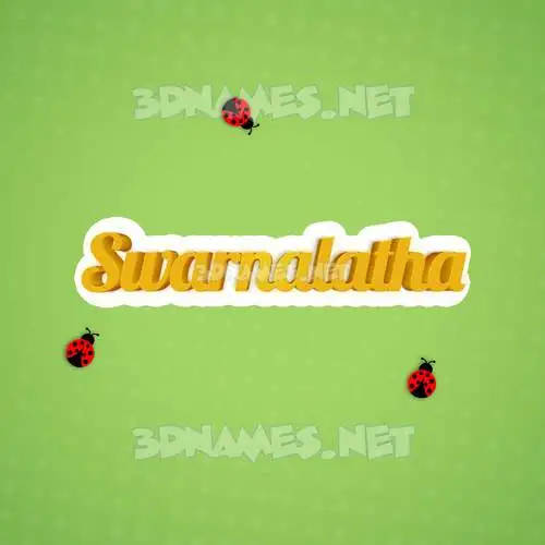 swarnalatha in Ladybugs style - 3D name wallpaper swarnalatha in Ladybugs style - 3D name wallpaper