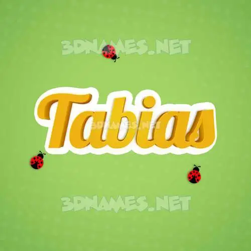 tabias in Ladybugs style - 3D name wallpaper tabias in Ladybugs style - 3D name wallpaper