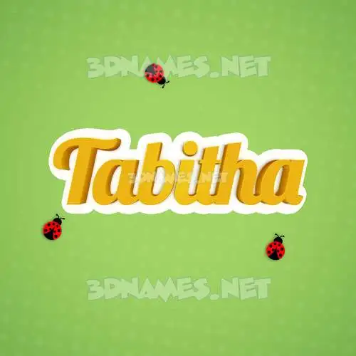 tabitha in Ladybugs style - 3D name wallpaper tabitha in Ladybugs style - 3D name wallpaper