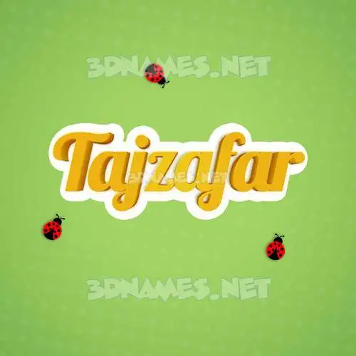 tajzafar in Ladybugs style - 3D name wallpaper tajzafar in Ladybugs style - 3D name wallpaper