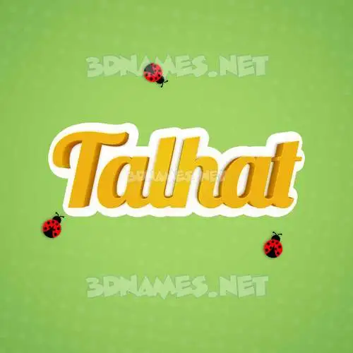 talhat in Ladybugs style - 3D name wallpaper talhat in Ladybugs style - 3D name wallpaper