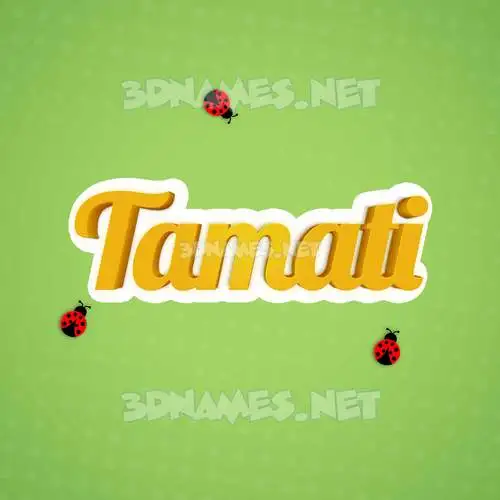 tamati in Ladybugs style - 3D name wallpaper tamati in Ladybugs style - 3D name wallpaper