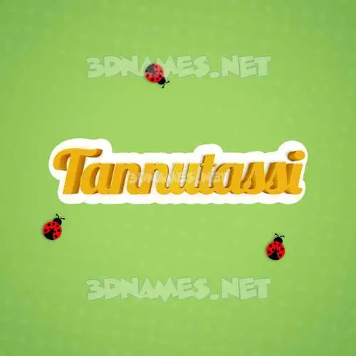 tannutassi in Ladybugs style - 3D name wallpaper tannutassi in Ladybugs style - 3D name wallpaper