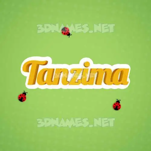tanzima in Ladybugs style - 3D name wallpaper tanzima in Ladybugs style - 3D name wallpaper