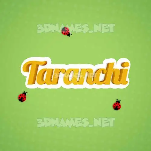 taranchi in Ladybugs style - 3D name wallpaper taranchi in Ladybugs style - 3D name wallpaper