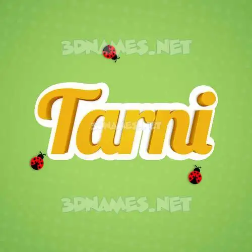 tarni in Ladybugs style - 3D name wallpaper tarni in Ladybugs style - 3D name wallpaper