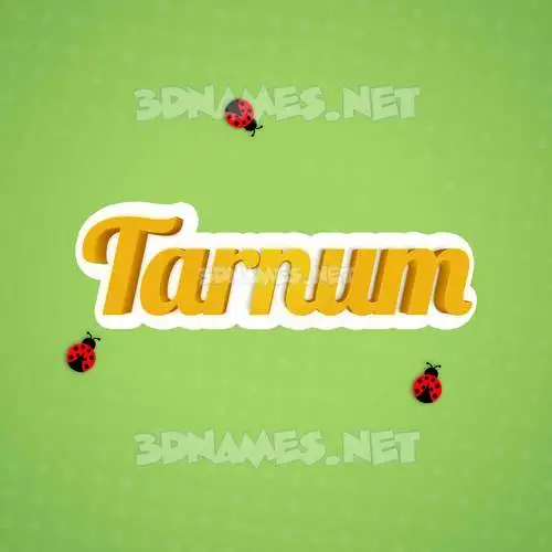 tarnum in Ladybugs style - 3D name wallpaper tarnum in Ladybugs style - 3D name wallpaper