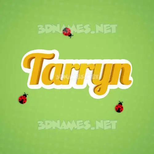 tarryn in Ladybugs style - 3D name wallpaper tarryn in Ladybugs style - 3D name wallpaper