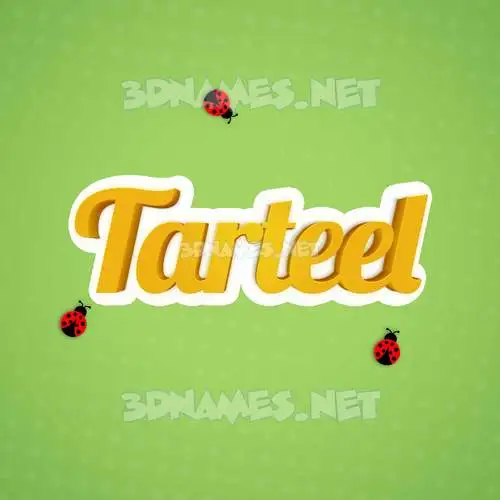 tarteel in Ladybugs style - 3D name wallpaper tarteel in Ladybugs style - 3D name wallpaper