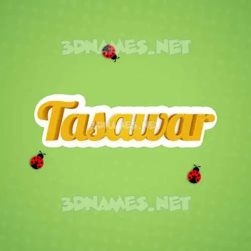 tasawar in Ladybugs style - 3D name wallpaper tasawar in Ladybugs style - 3D name wallpaper