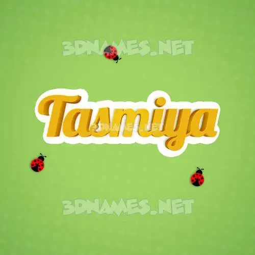 tasmiya in Ladybugs style - 3D name wallpaper tasmiya in Ladybugs style - 3D name wallpaper