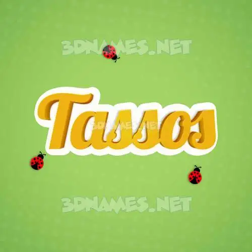 tassos in Ladybugs style - 3D name wallpaper tassos in Ladybugs style - 3D name wallpaper