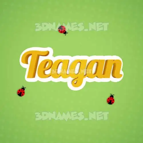 teagan in Ladybugs style - 3D name wallpaper teagan in Ladybugs style - 3D name wallpaper