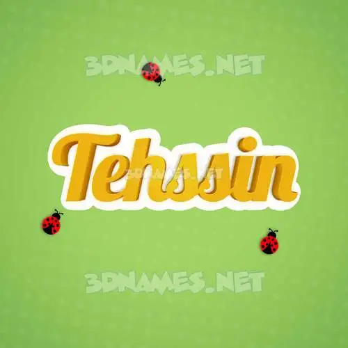 tehssin in Ladybugs style - 3D name wallpaper tehssin in Ladybugs style - 3D name wallpaper