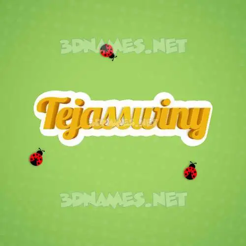 tejasswiny in Ladybugs style - 3D name wallpaper tejasswiny in Ladybugs style - 3D name wallpaper