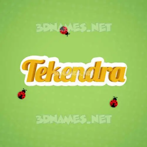 tekendra in Ladybugs style - 3D name wallpaper tekendra in Ladybugs style - 3D name wallpaper