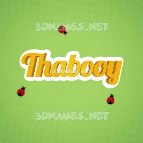 thabooy in Ladybugs style - 3D name wallpaper thabooy in Ladybugs style - 3D name wallpaper