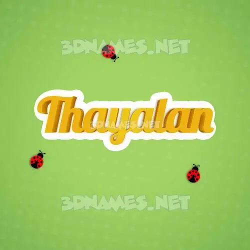 thayalan in Ladybugs style - 3D name wallpaper thayalan in Ladybugs style - 3D name wallpaper